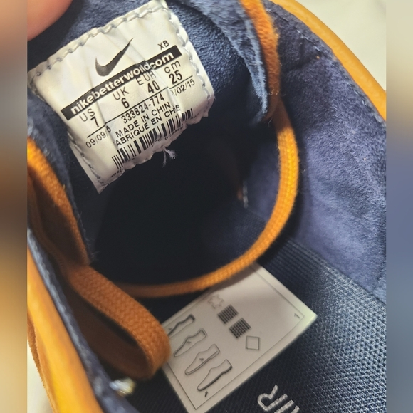 NIKE ZOOM STEFAN JANOSKI SUNSET OBSIDIAN GUM LIGHT BROWN Size 7 men's-Never worn - Picture 6 of 7